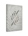 Modern wall painting - Lines and twigs in grey