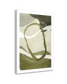Printed image on canvas - Boho green abstraction