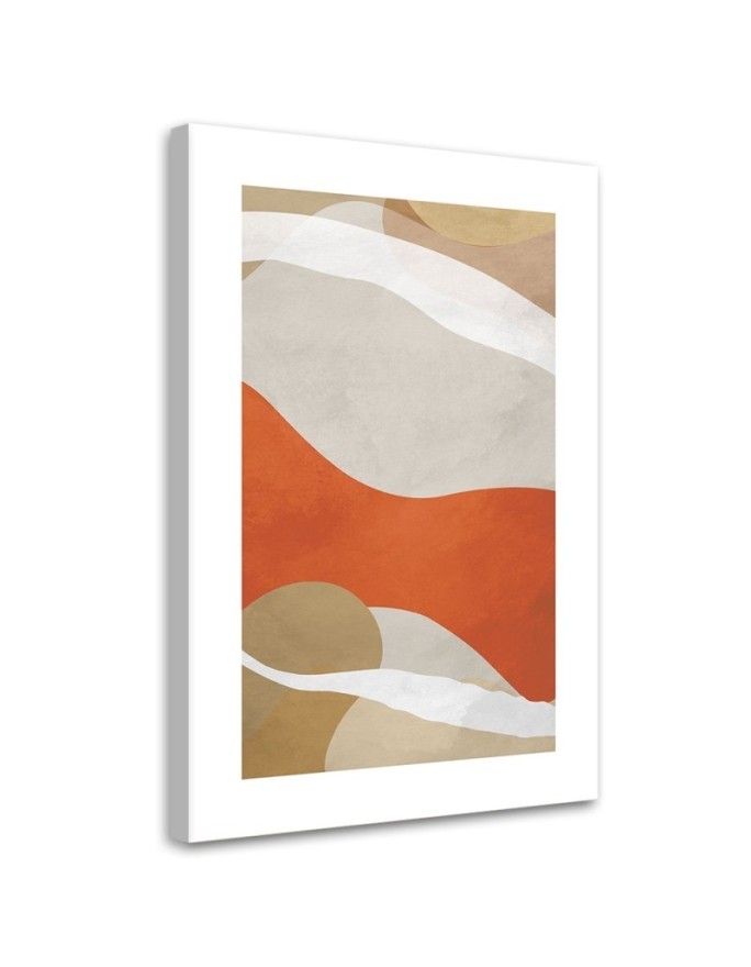 Decorative painting for wall - Abstract boho lines and shapes