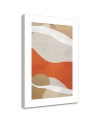 Decorative painting for wall - Abstract boho lines and shapes