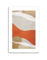 Decorative painting for wall - Abstract boho lines and shapes