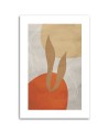 Modern canvas print for living room - Boho lines and shapes