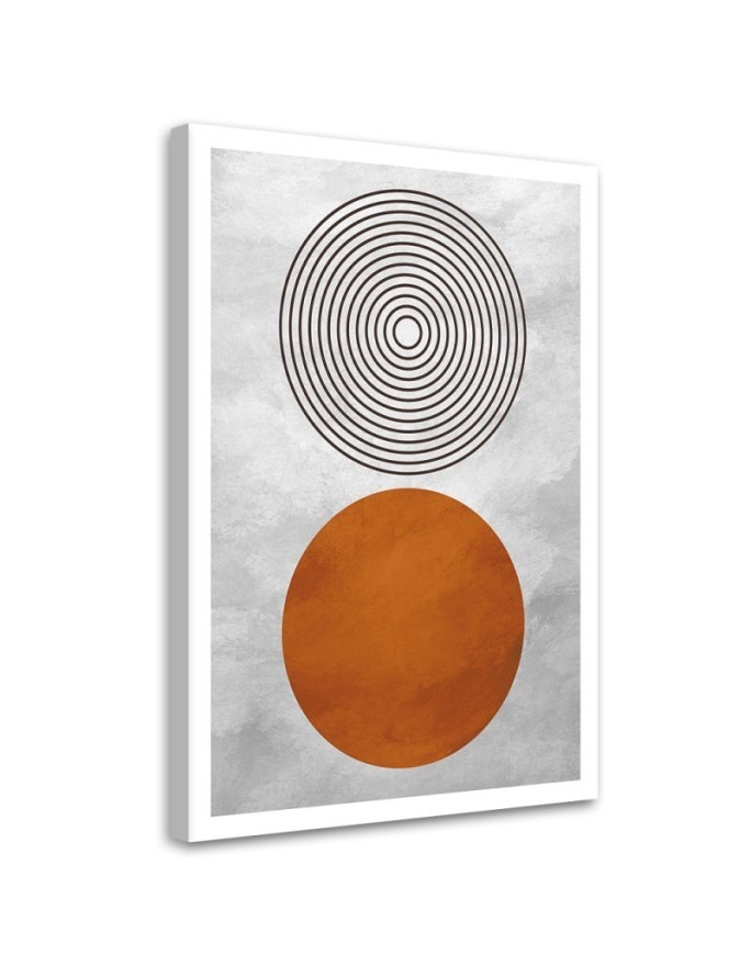 Minimalist boho wall painting - Geometric shapes