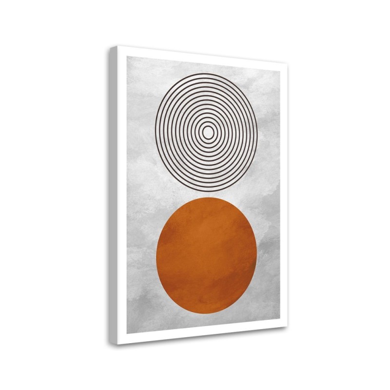 Minimalist boho wall painting - Geometric shapes
