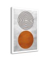 Minimalist boho wall painting - Geometric shapes