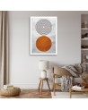 Minimalist boho wall painting - Geometric shapes