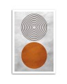 Minimalist boho wall painting - Geometric shapes