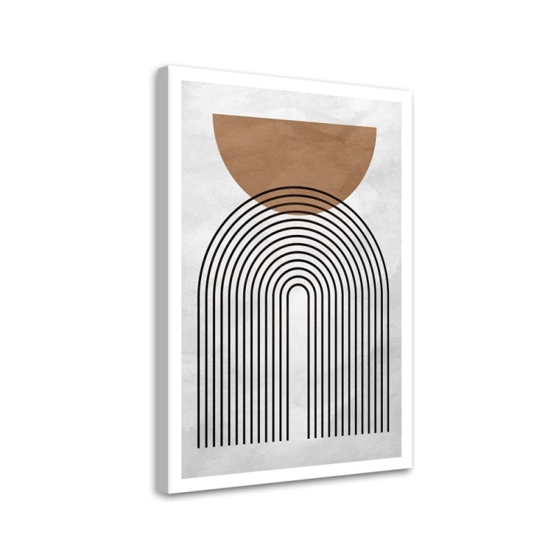Image boho decoration for living room - Geometric style circles