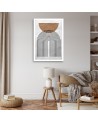 Image boho decoration for living room - Geometric style circles