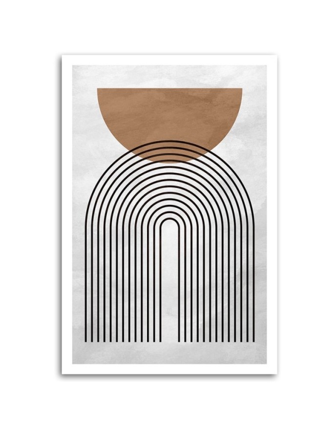 Image boho decoration for living room - Geometric style circles