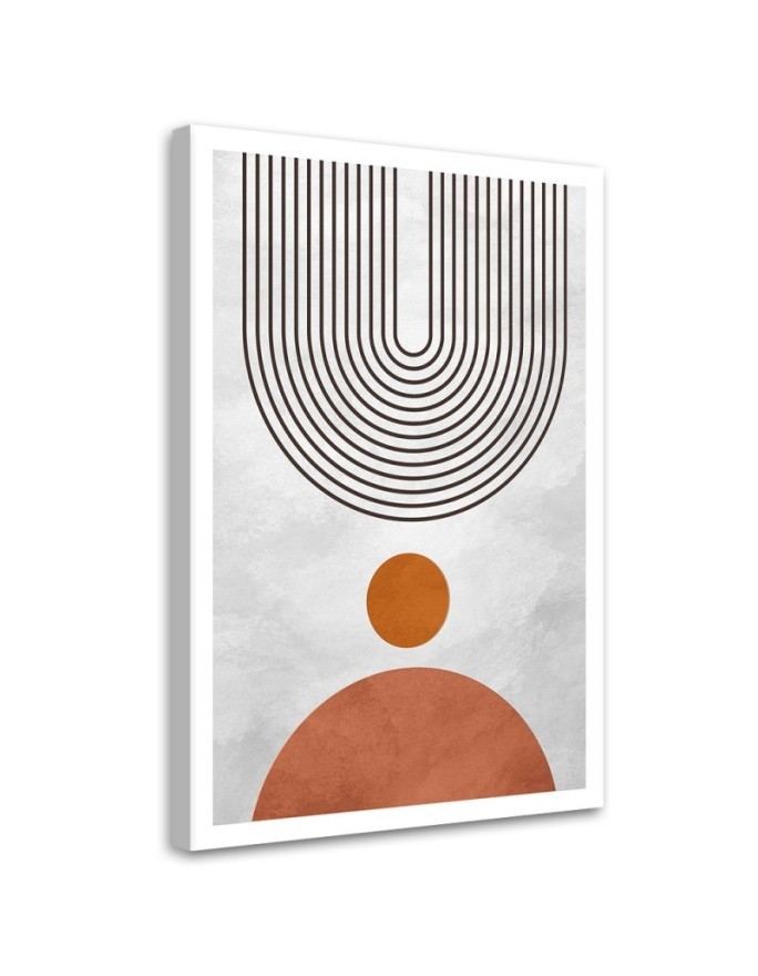 Boho style painting for wall - Arches and circles
