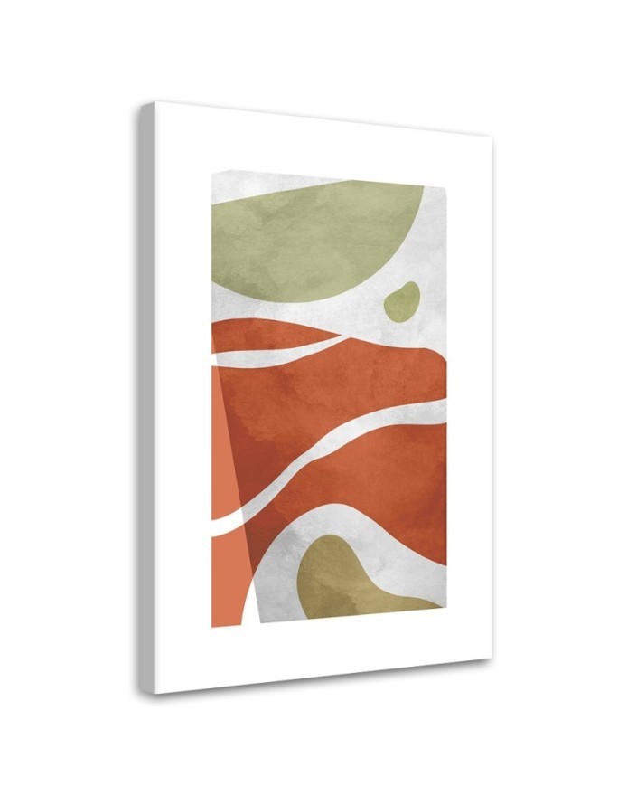 Modern canvas print on canvas - Abstract boho shapes