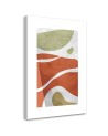 Modern canvas print on canvas - Abstract boho shapes