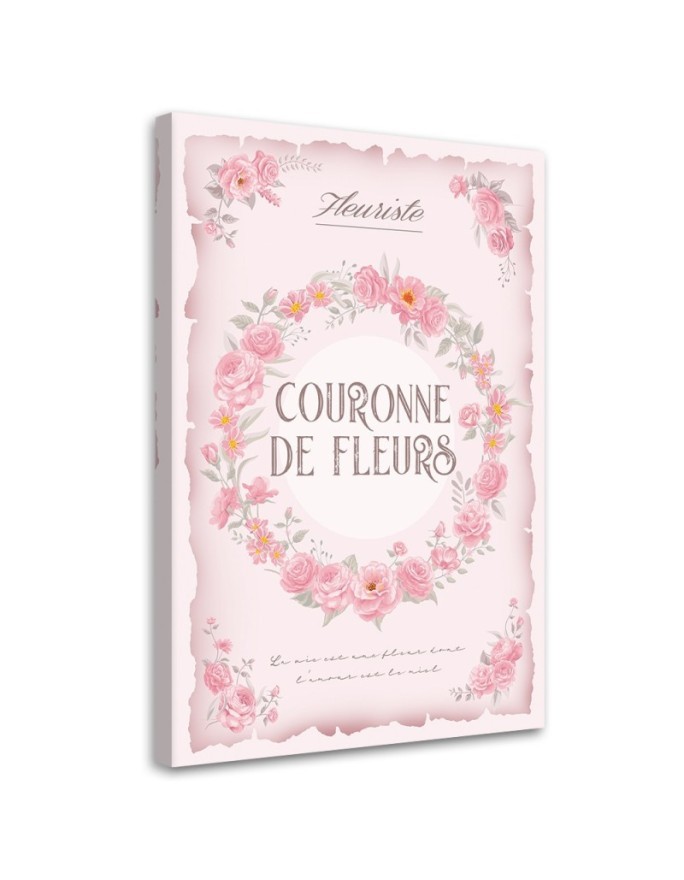 Decorative canvas paintings - Shabby Chic rose flowers