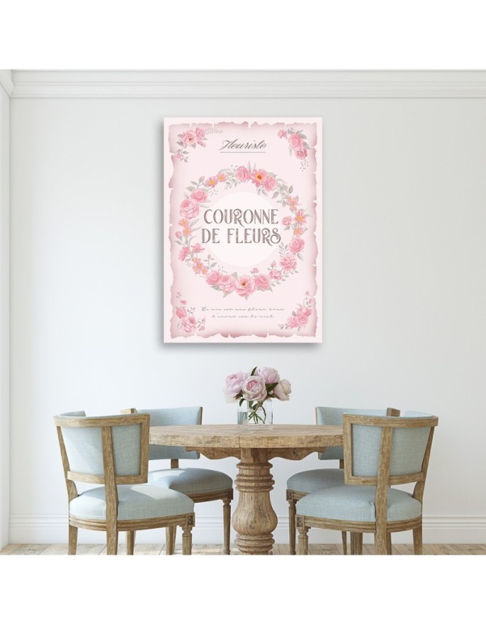 Decorative canvas paintings - Shabby Chic rose flowers