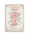 Modern canvas print for the room - Shabby Chic rose flowers