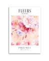 Minimalist pastel painting - Flowers in France