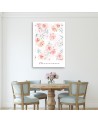 Decorative boho painting - Pastel Rose Flowers