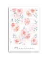 Decorative boho painting - Pastel Rose Flowers