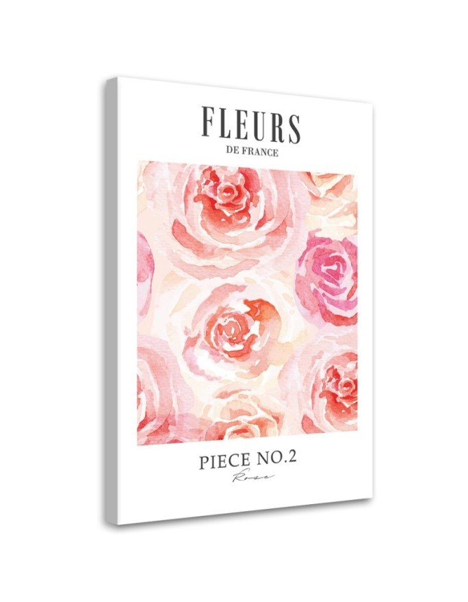 Bedroom wall painting - Pastel flowers with captions