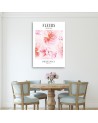 Decorative canvas wall painting - Flowers in boho style