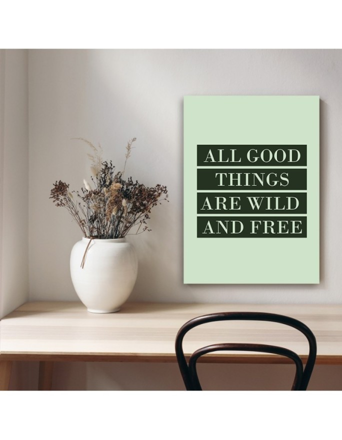 Letterpress paintings for the living room - All Good Things