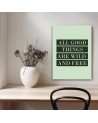 Letterpress paintings for the living room - All Good Things