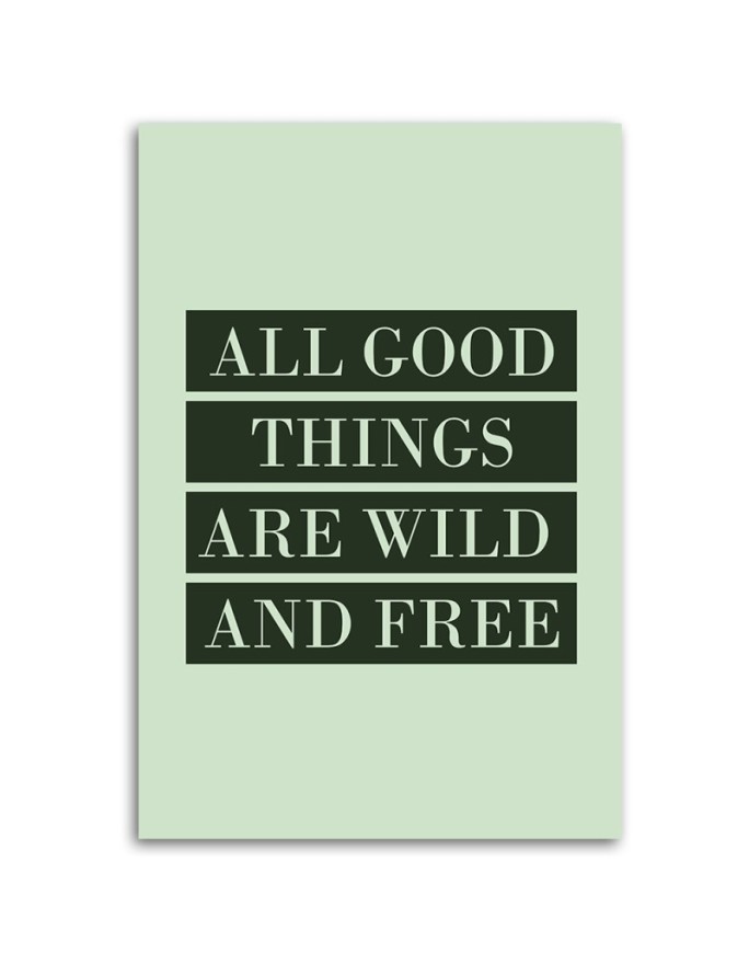 Letterpress paintings for the living room - All Good Things