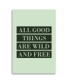 Letterpress paintings for the living room - All Good Things