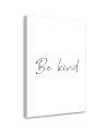 Typographic painting - Inscription Be nice
