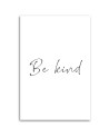 Typographic painting - Inscription Be nice