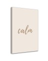 Wall painting for office - Inscription calm