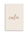 Wall painting for office - Inscription calm