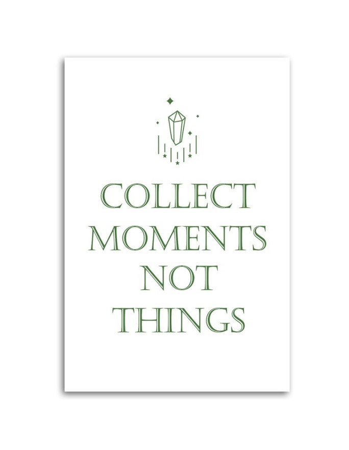 Typography painting - Caption Collect moments