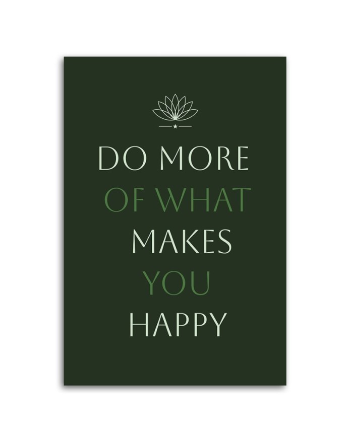 Canvas painting for hallway - Inscription Do what you like