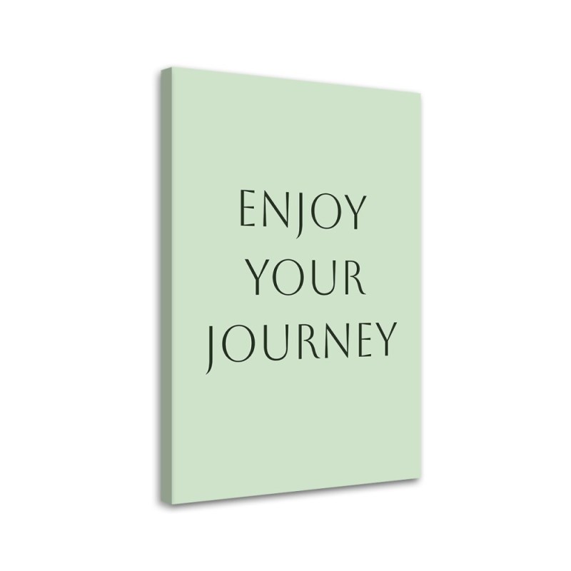 Typography painting for home - Caption Enjoy the moment