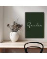 Typography painting for home - Freedom inscription