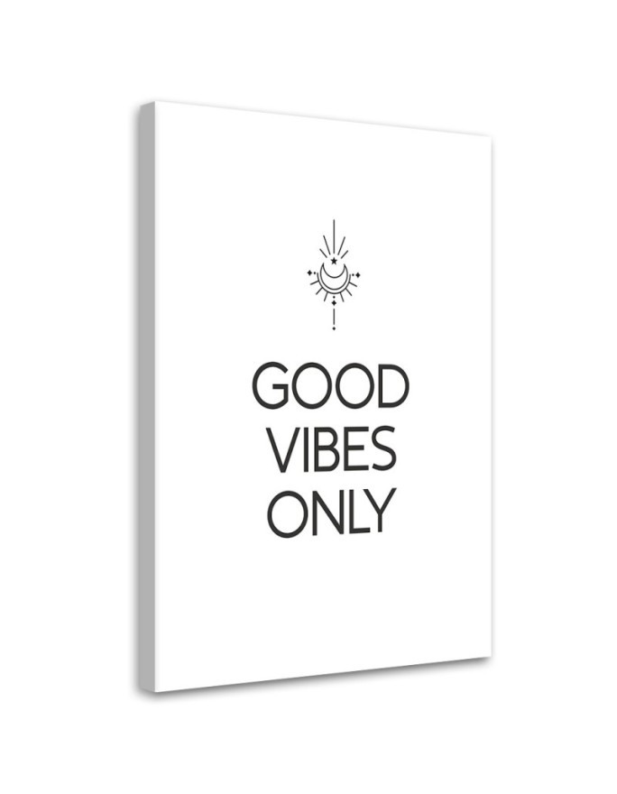 Typography painting - Good vibes inscription