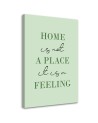 Letterpress painting for living room - Home inscription