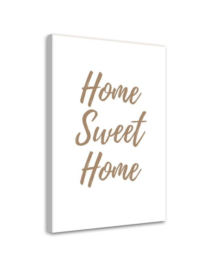 Letterpress painting for living room - Home Sweet Home