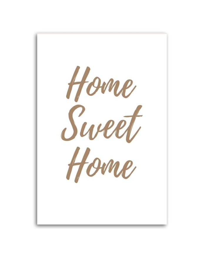 Letterpress painting for living room - Home Sweet Home