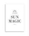 Decorative canvas painting - Sun Magic lettering
