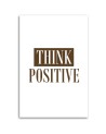 Interior wall picture - Inscription Think positive