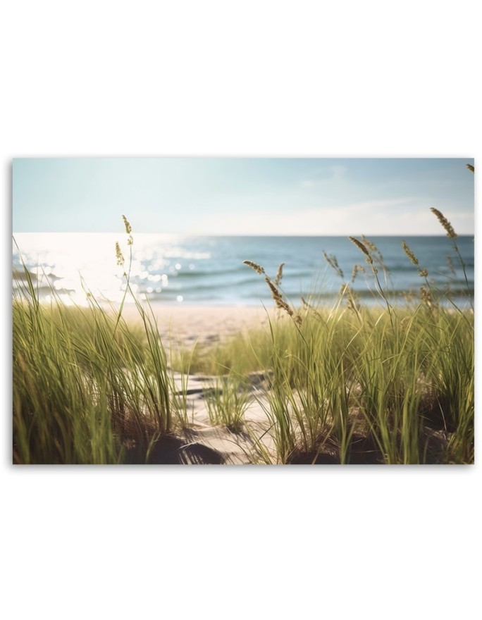 Modern canvas print for living room - Dunes by the sea