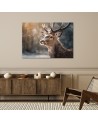 Printed painting for wall - Abstract deer