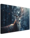 Canvas painting for room - Winter deer