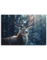 Canvas painting for room - Winter deer