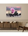 Living room wall painting - Orchid Zen Spa