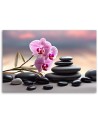 Living room wall painting - Orchid Zen Spa