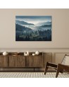 Modern canvas print for canvas - Forest in the mist